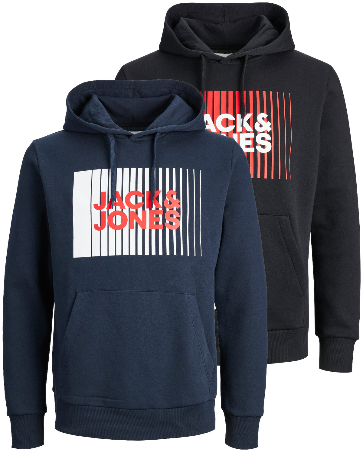 JACK & JONES Herren Jjecorp Logo Sweat Hood Play Noos Kapuzenpullover